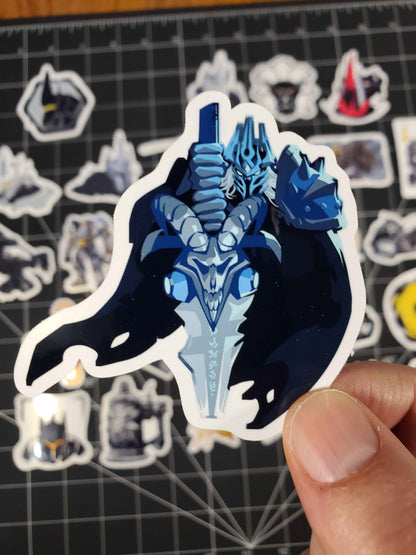 Overwatch 2 Reinhardt Hero Spray's Sticker Set | 28 High Quality Glossy Vinyls