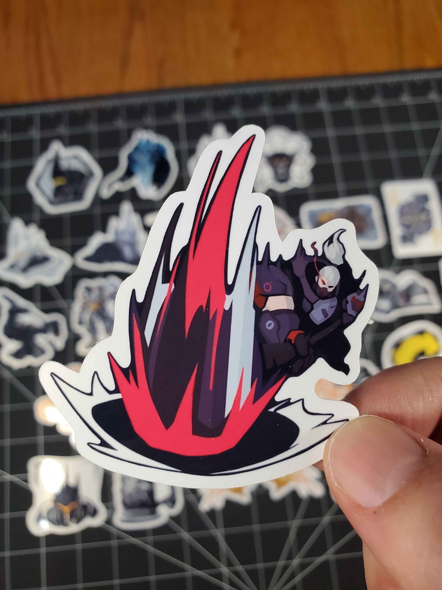Overwatch 2 Reinhardt Hero Spray's Sticker Set | 28 High Quality Glossy Vinyls