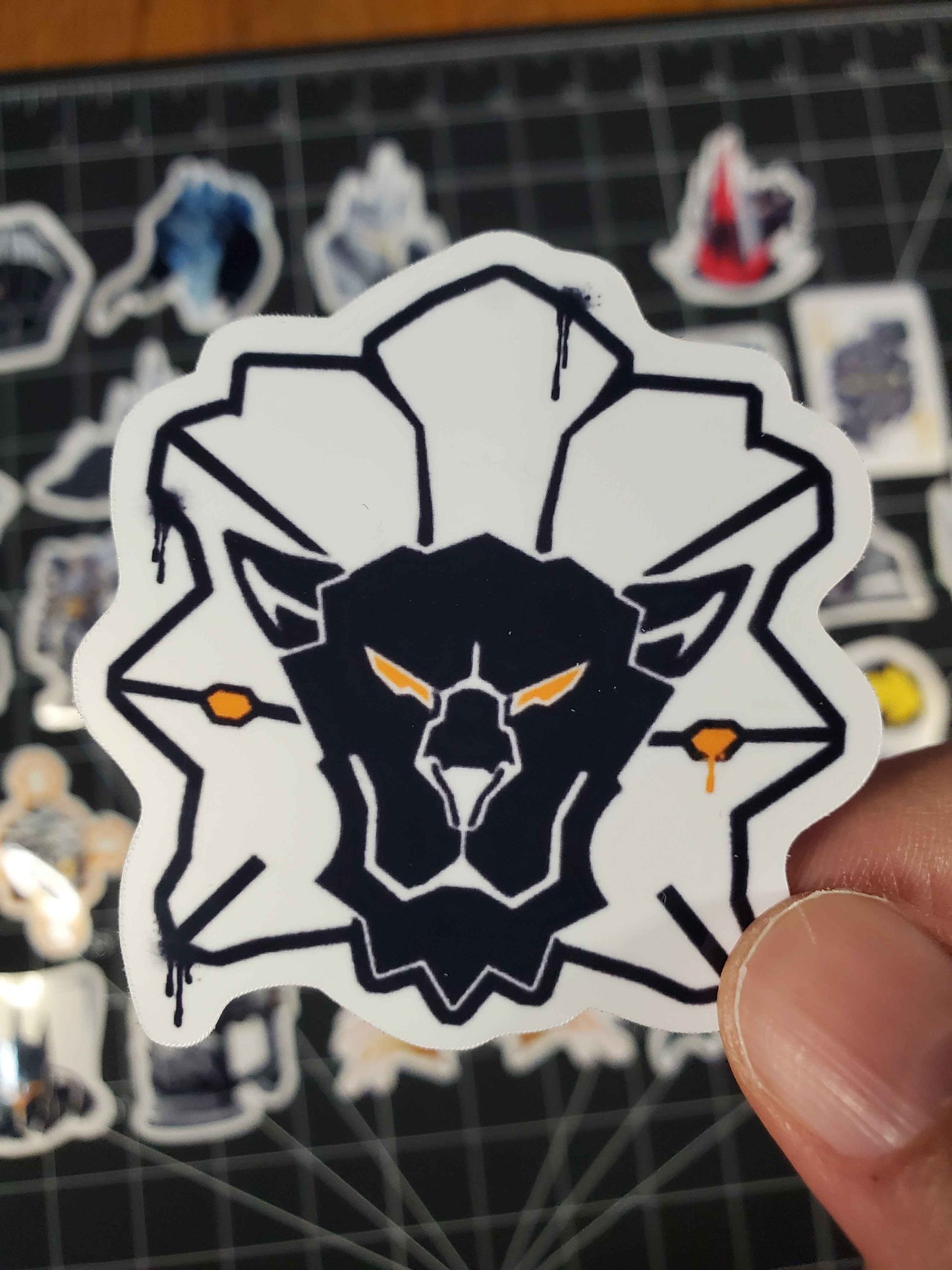 Overwatch 2 Reinhardt Hero Spray's Sticker Set | 28 High Quality Glossy Vinyls