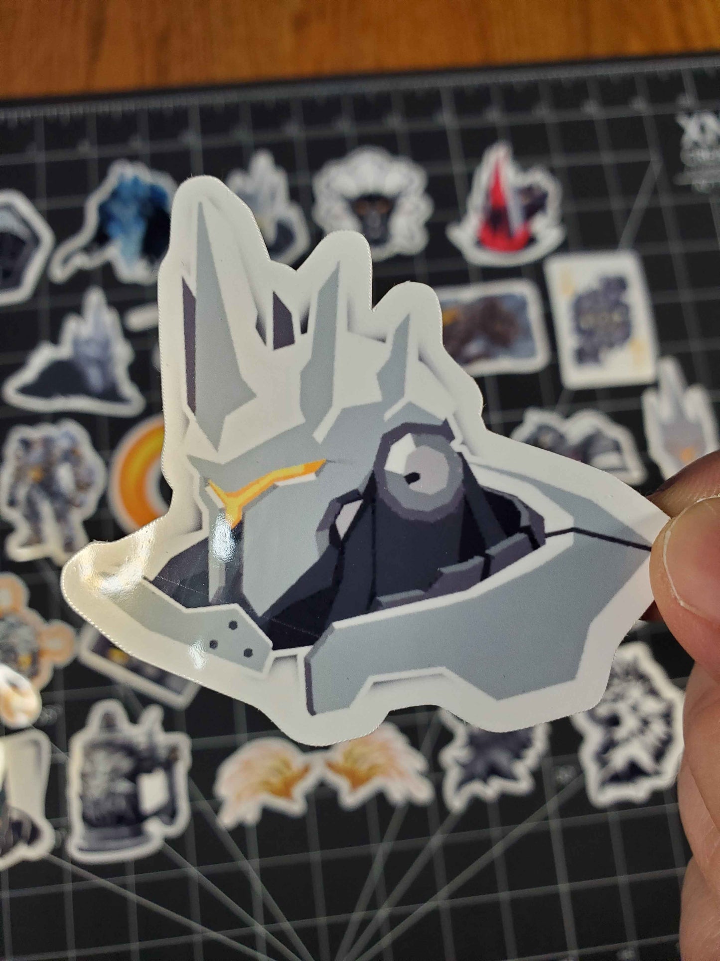 Overwatch 2 Reinhardt Hero Spray's Sticker Set | 28 High Quality Glossy Vinyls