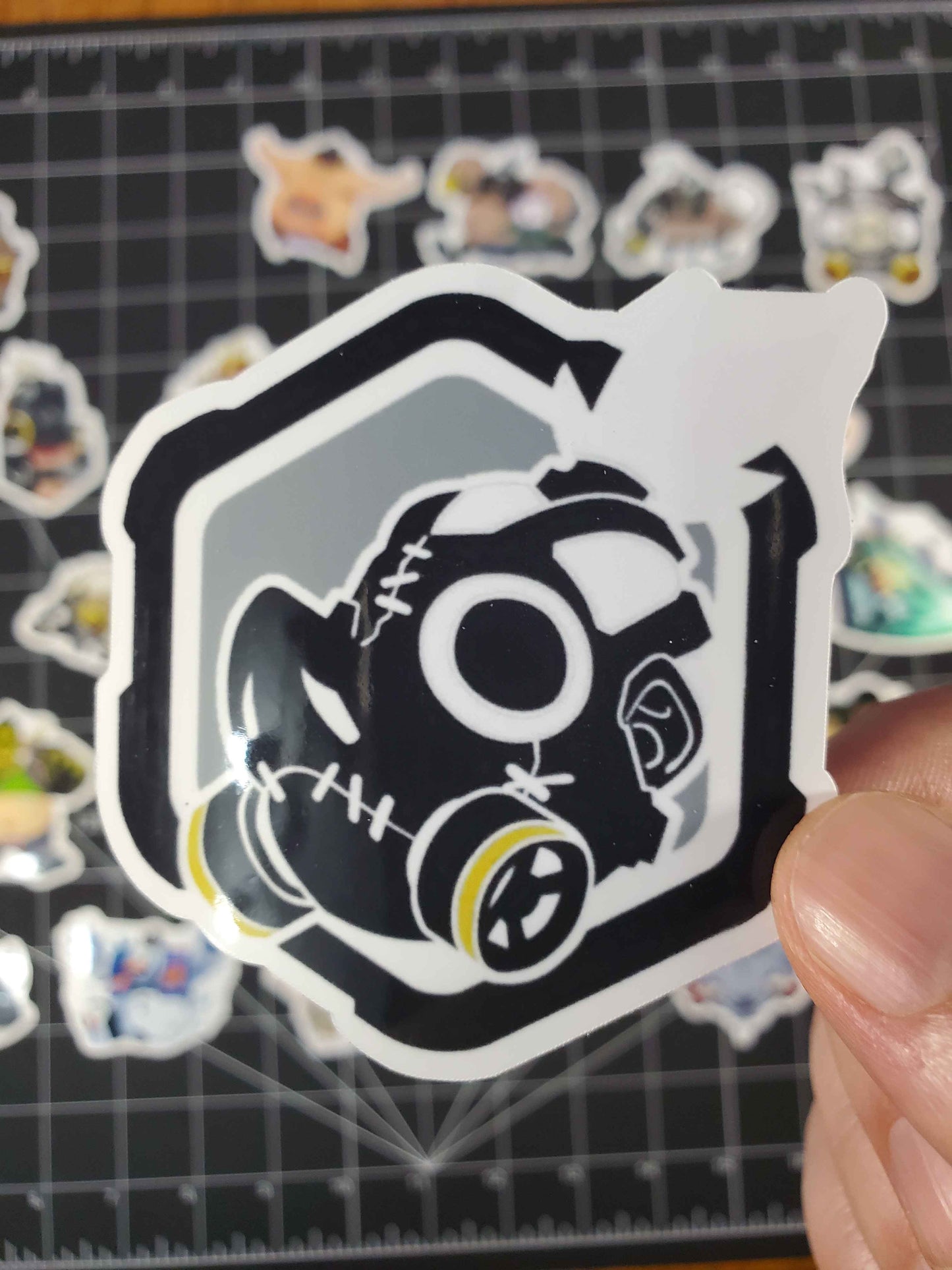 Overwatch 2 Roadhog Hero Spray's Sticker Set | 28 High Quality Glossy Vinyls