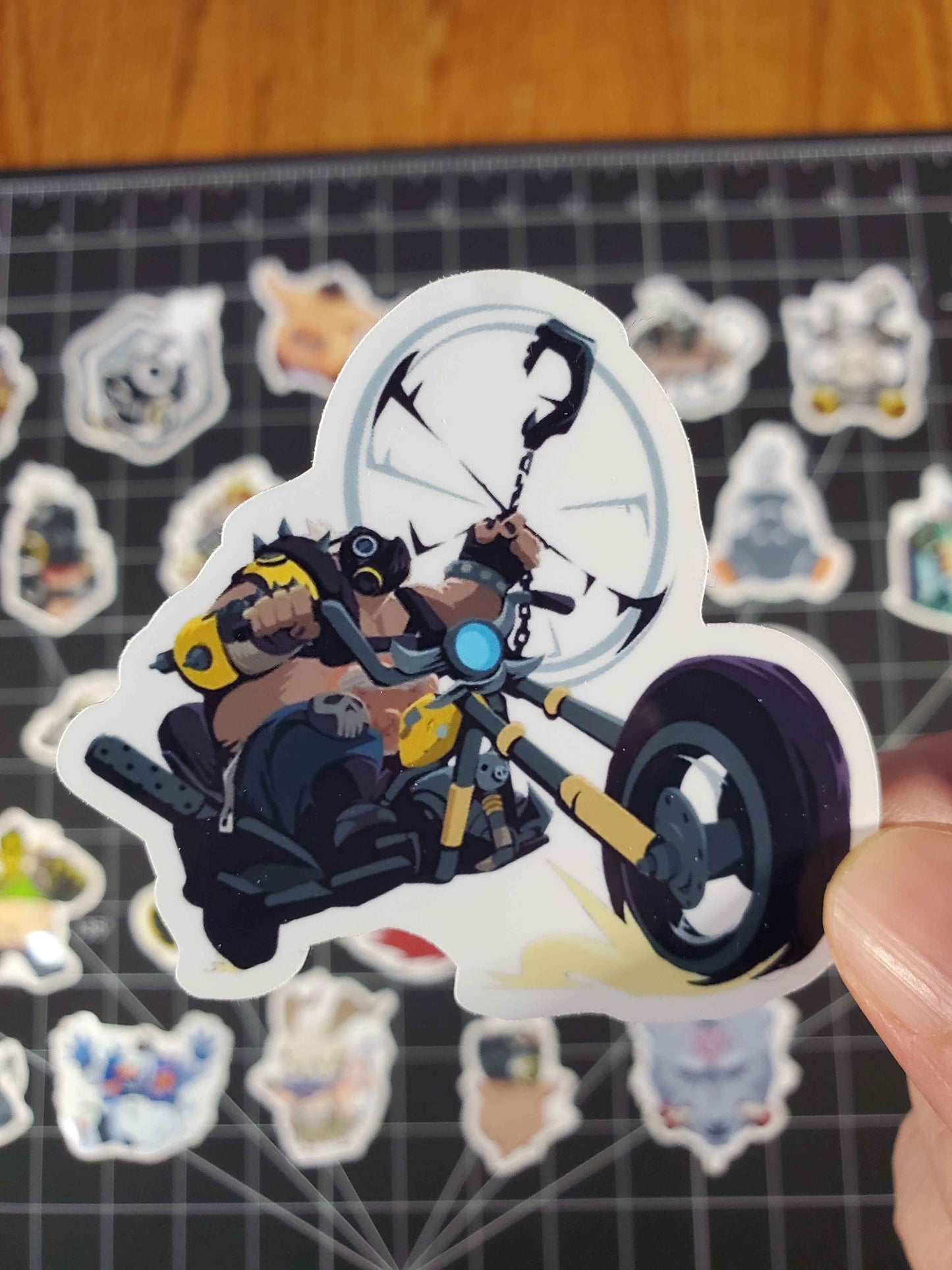 Overwatch 2 Roadhog Hero Spray's Sticker Set | 28 High Quality Glossy Vinyls