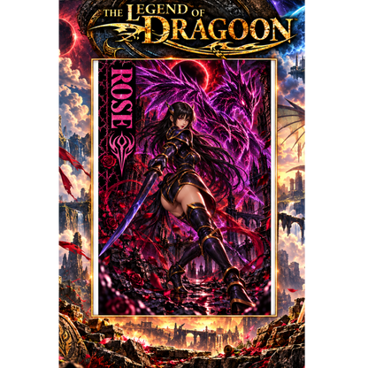 Legend of Dragoon ROSE 13x19 Art Print Poster | Choose 1 or Complete Set