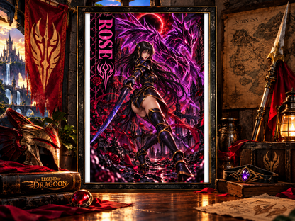 Legend of Dragoon ROSE 13x19 Art Print Poster | Choose 1 or Complete Set