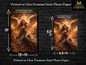 Serra the Benevolent Wall Art – Dark Fantasy Angel Poster Print 13x19 & 8.5x11