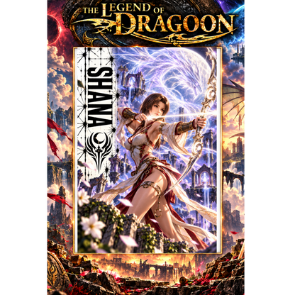 Legend of Dragoon SHANA 13x19 Art Print Poster | Choose 1 or Complete Set