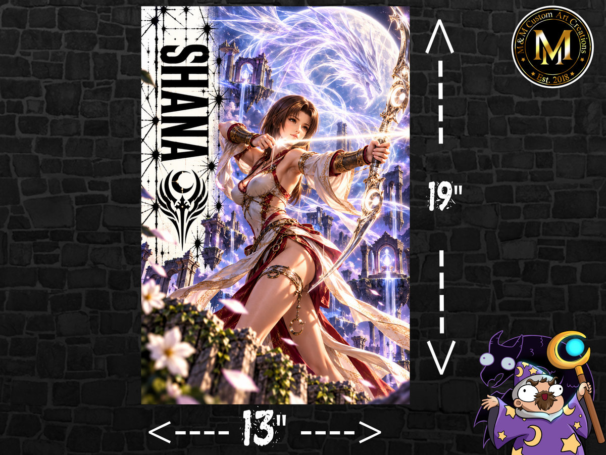 Legend of Dragoon SHANA 13x19 Art Print Poster | Choose 1 or Complete Set
