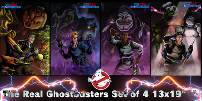 The Real Ghostbusters Poster Prints | Classic Cartoon Wall Art | Perfect Gift