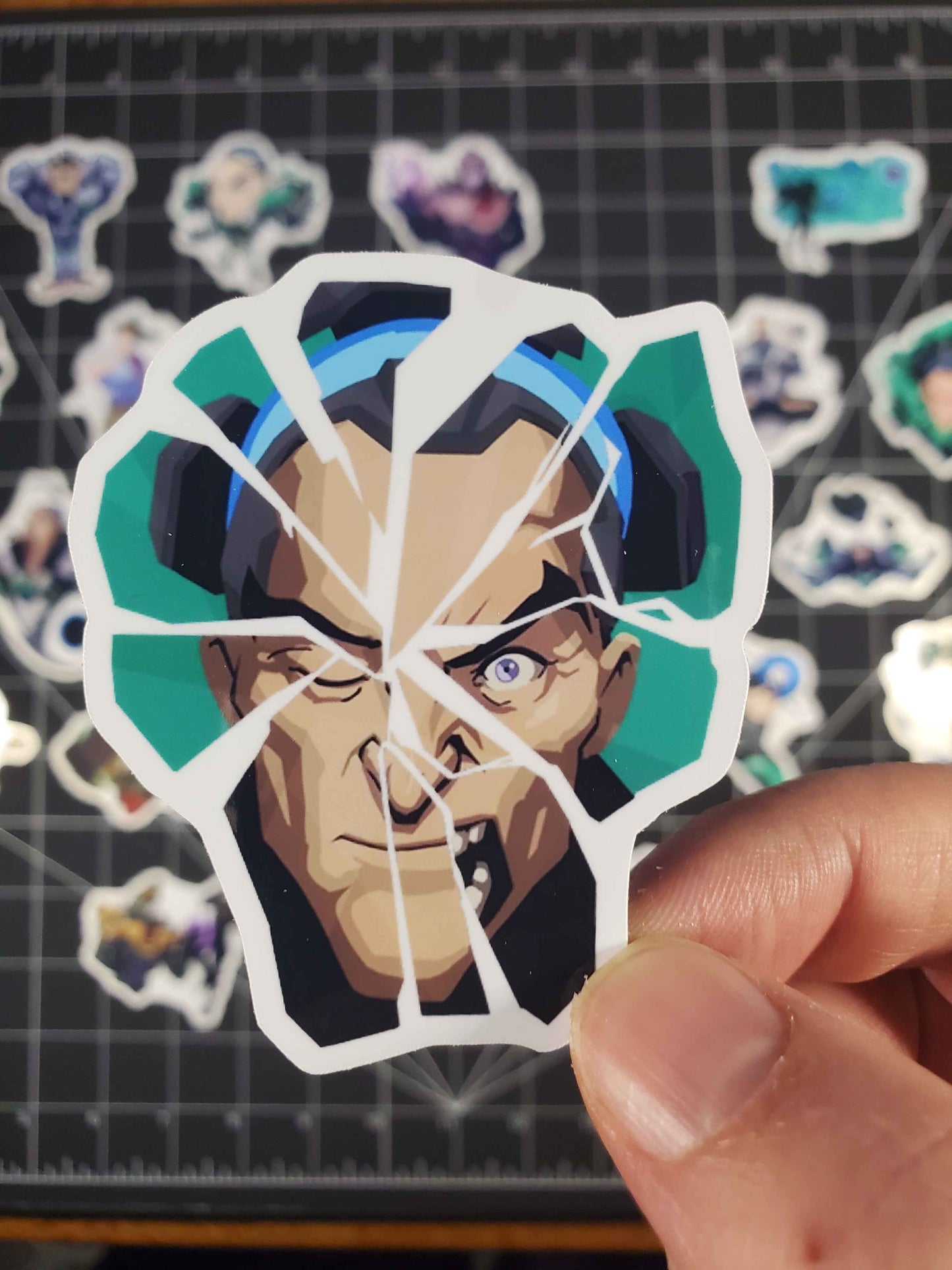 Overwatch 2 Sigma Hero Spray's Sticker Set | 26 High Quality Glossy Vinyls