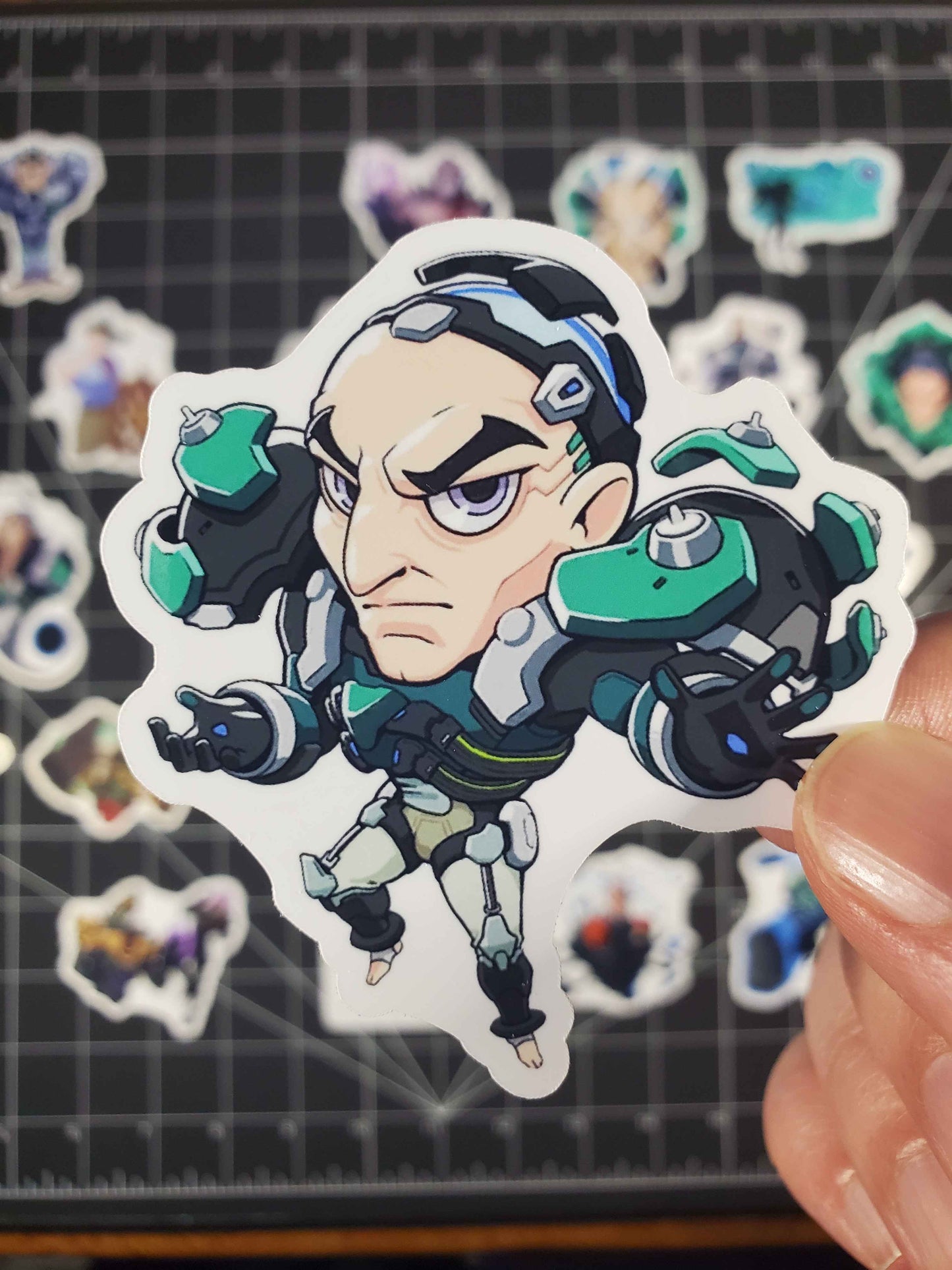 Overwatch 2 Sigma Hero Spray's Sticker Set | 26 High Quality Glossy Vinyls