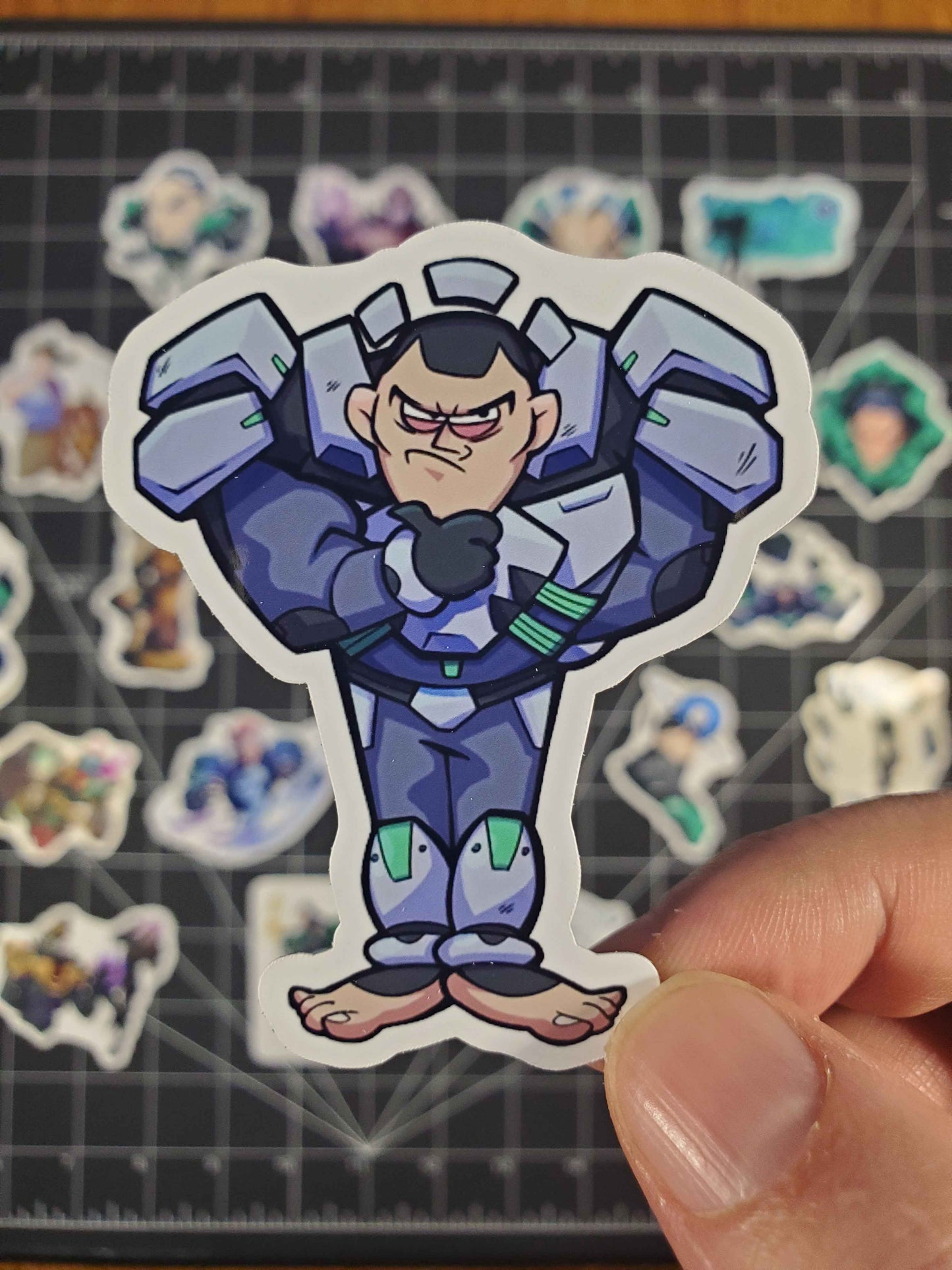 Overwatch 2 Sigma Hero Spray's Sticker Set | 26 High Quality Glossy Vinyls
