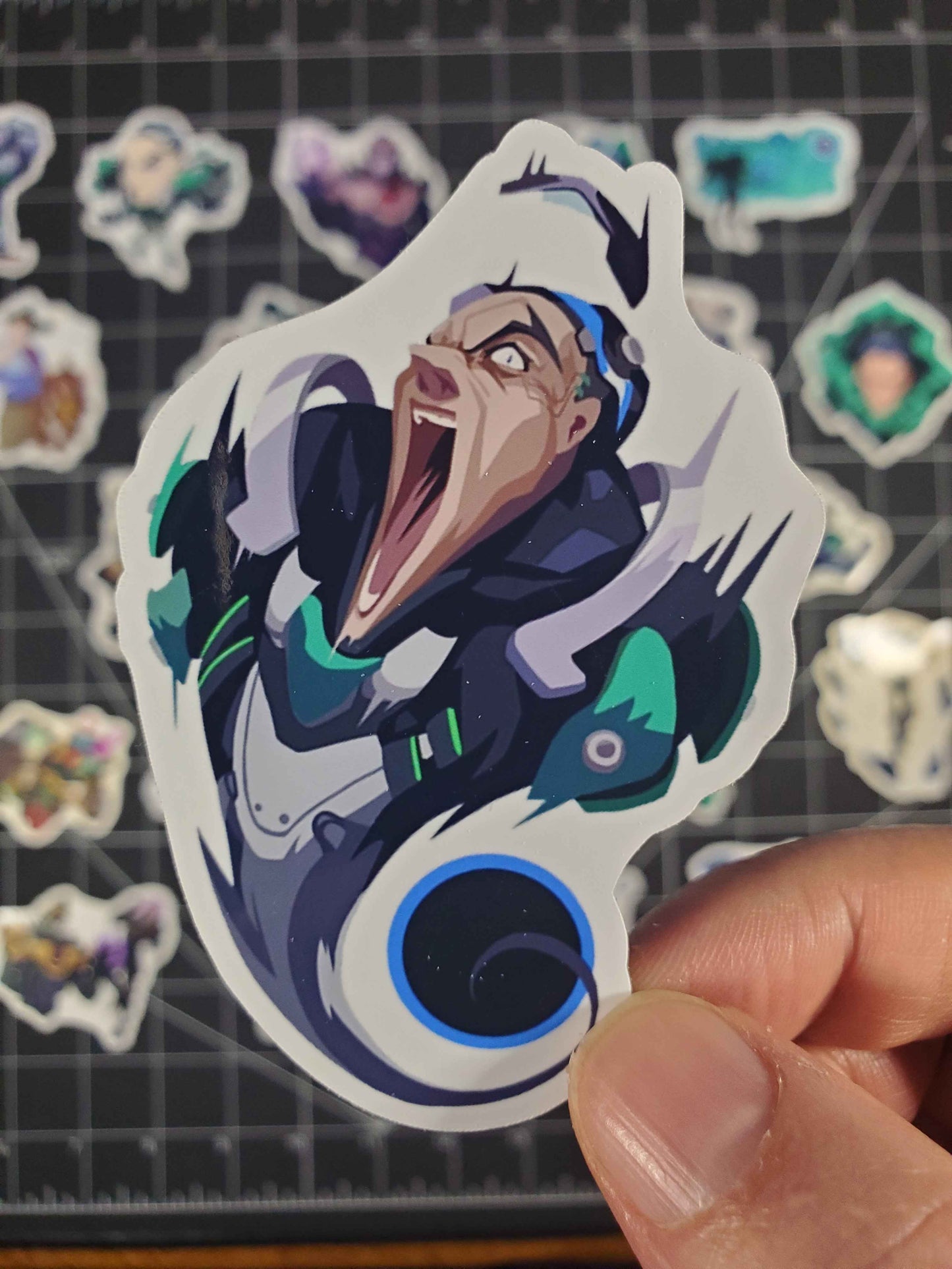 Overwatch 2 Sigma Hero Spray's Sticker Set | 26 High Quality Glossy Vinyls