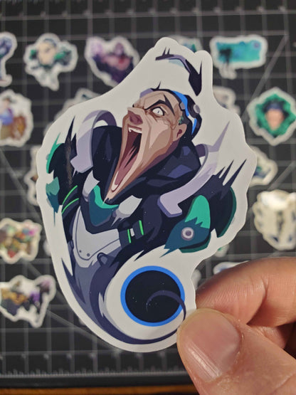 Overwatch 2 Sigma Hero Spray's Sticker Set | 26 High Quality Glossy Vinyls