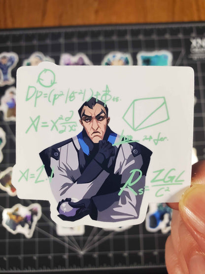 Overwatch 2 Sigma Hero Spray's Sticker Set | 26 High Quality Glossy Vinyls