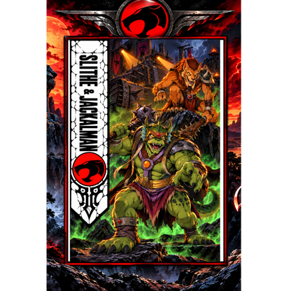Thundercats SLITHE & JACKALMAN 13x19 Art Print Poster | Choose 1 or Complete Set