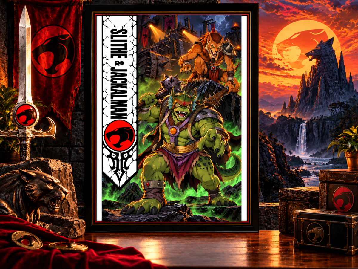 Thundercats SLITHE & JACKALMAN 13x19 Art Print Poster | Choose 1 or Complete Set