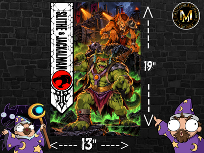 Thundercats SLITHE & JACKALMAN 13x19 Art Print Poster | Choose 1 or Complete Set
