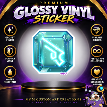 Final Fantasy A Realm Reborn Soul Crystal 3" Glossy Vinyl Sticker SET of 22