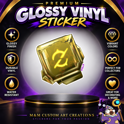 Final Fantasy A Realm Reborn Soul Crystal 3" Glossy Vinyl Sticker SET of 22