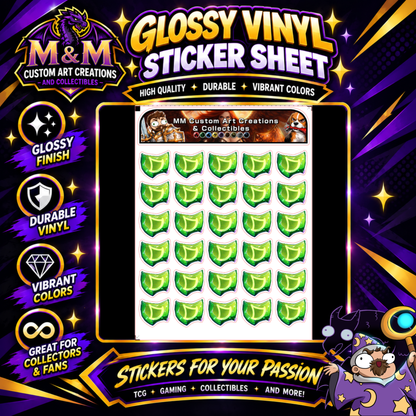 Summoner SoulStone from Final Fantasy Glossy Vinyl Sticker SHEETS