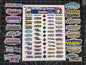 Pokemon Sun & Moon Era 3" Glossy Vinyl Logo Sticker Bundle - 16 Stickers Total