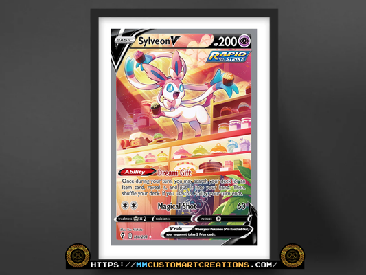 Sylveon V #184 Alt Art Evolving Skies (EVS) Poster Print - Available in Two Sizes