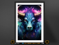 Taurus Astrology Poster Prints | Zodiac Wall Art | Astrological Sign Decor | Great gift ideas