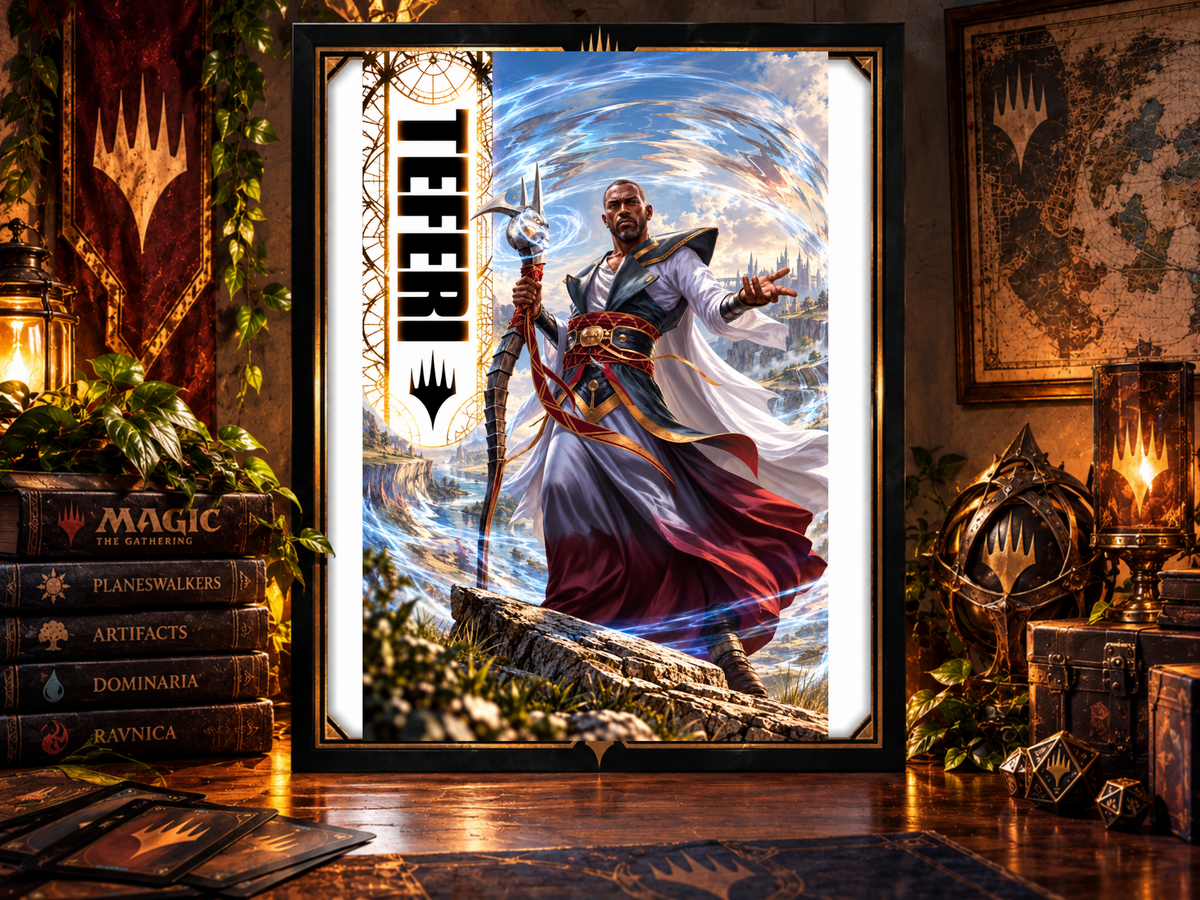 Magic The Gathering Teferi 13x19 Art Print Poster | Choose 1 or Full Set