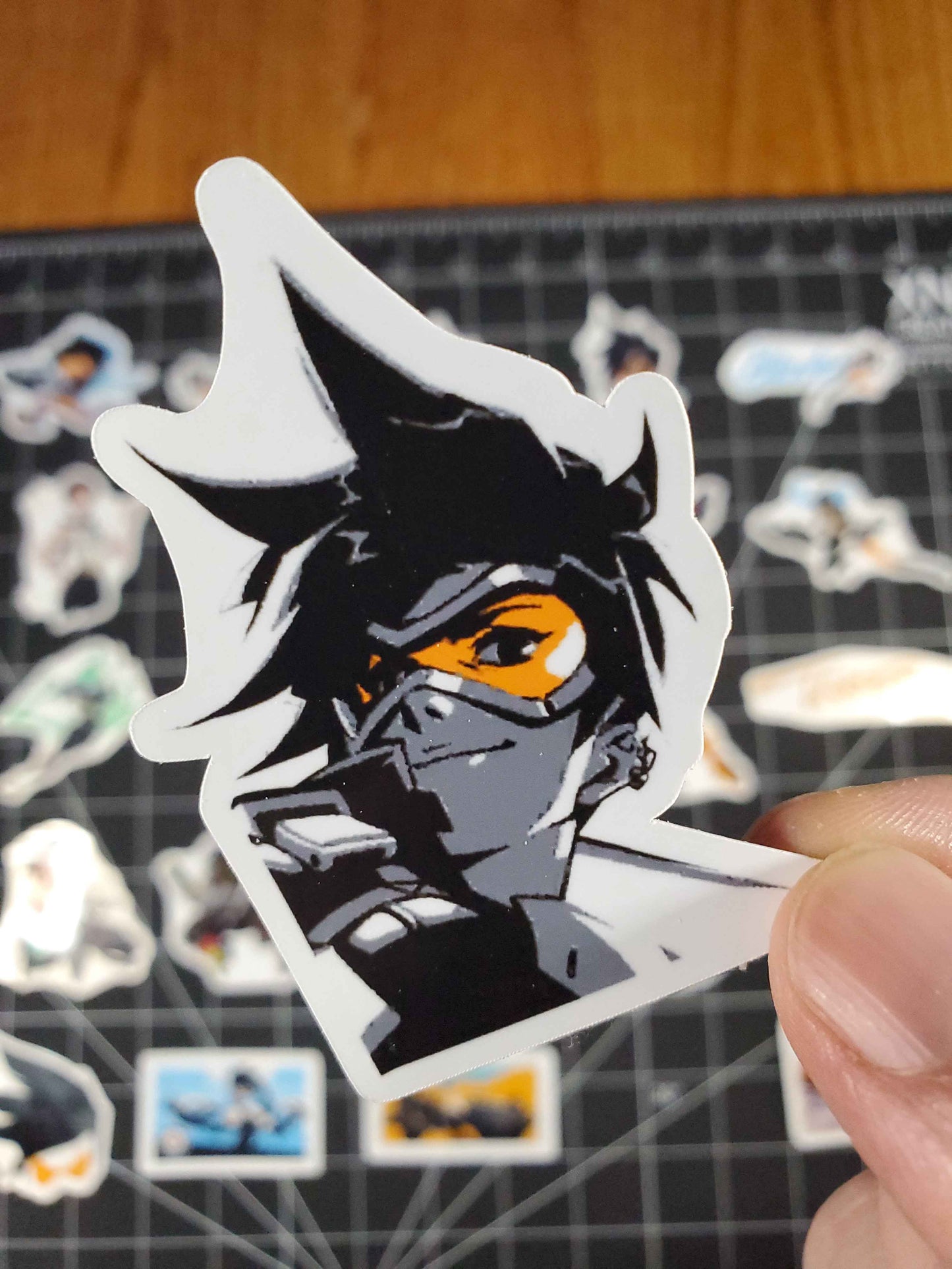 Overwatch 2 Tracer Hero Spray's Sticker Set | 30 High Quality Glossy Vinyls