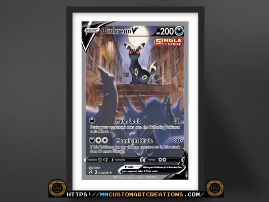 Umbreon V #189 Alt Art Evolving Skies (EVS) Poster Print - Available in Two Sizes
