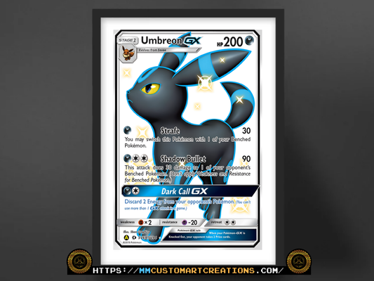 Umbreon GX #SV69 Sun & Moon (SUM) Poster Print - Available in Two Sizes
