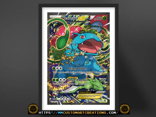 Venusaur EX #XY123 Promo (XYP) Poster Print - Available in Two Sizes
