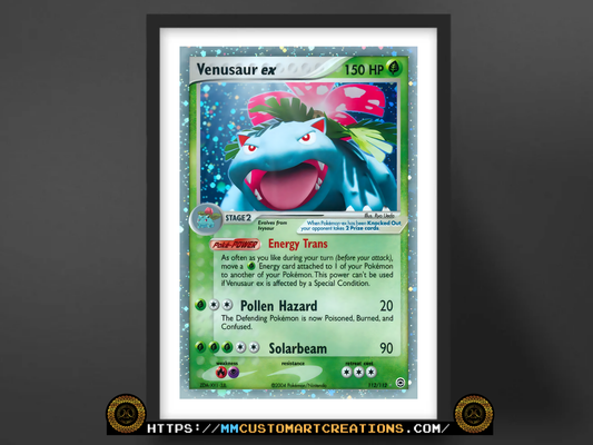 Venusaur ex #112 FireRed & LeafGreen (RG) Poster Print - Available in Two Sizes
