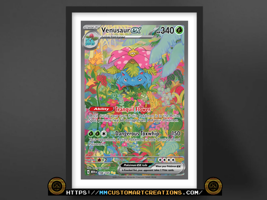 Venusaur ex #198 English 151 (MEW) Poster Print - Available in Two Sizes