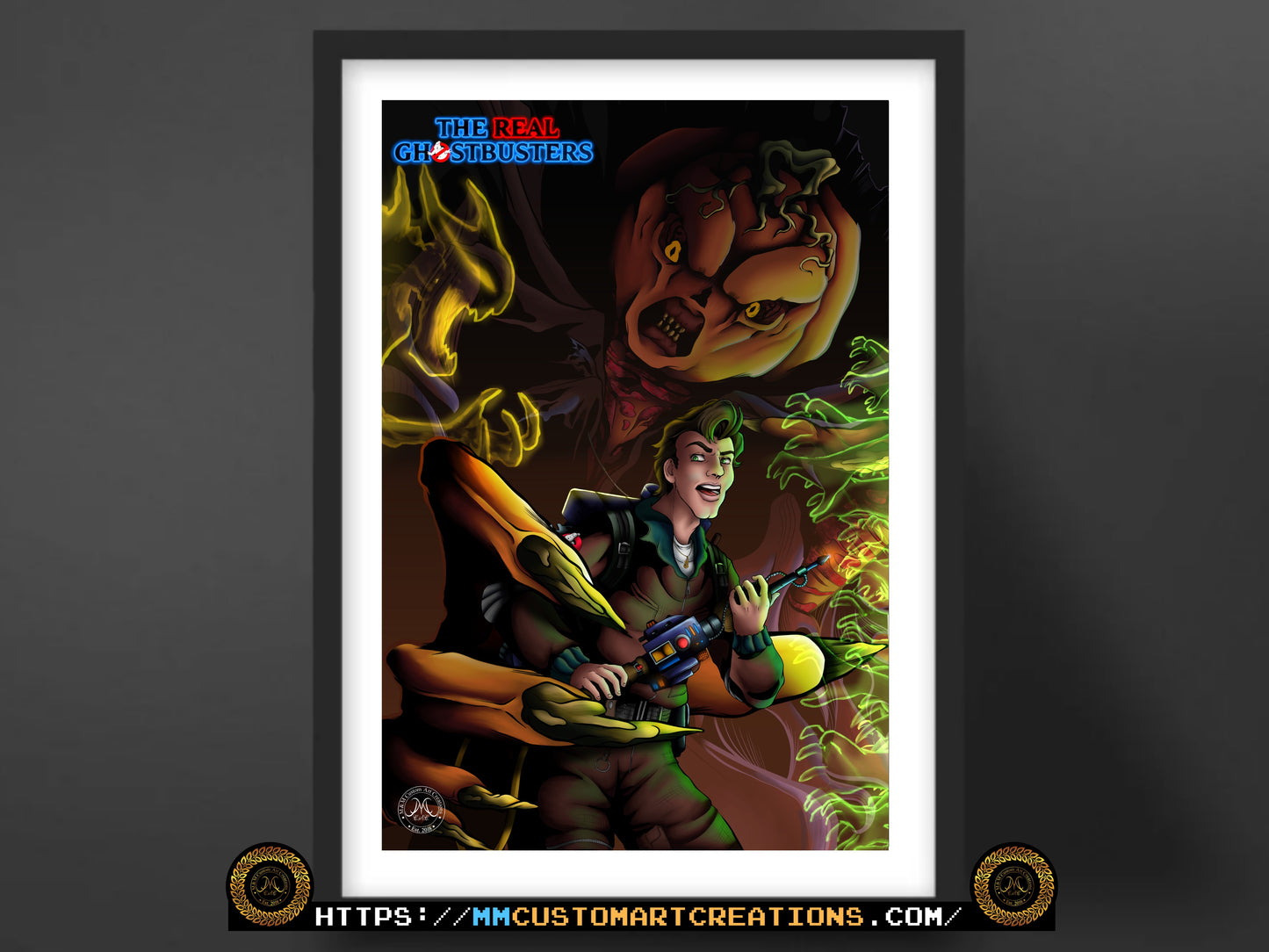 The Real Ghostbusters Poster Prints | Classic Cartoon Wall Art | Perfect Gift