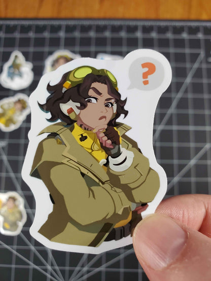 Overwatch 2 Venture Hero Spray's Sticker Set | 12 High Quality Glossy Vinyls