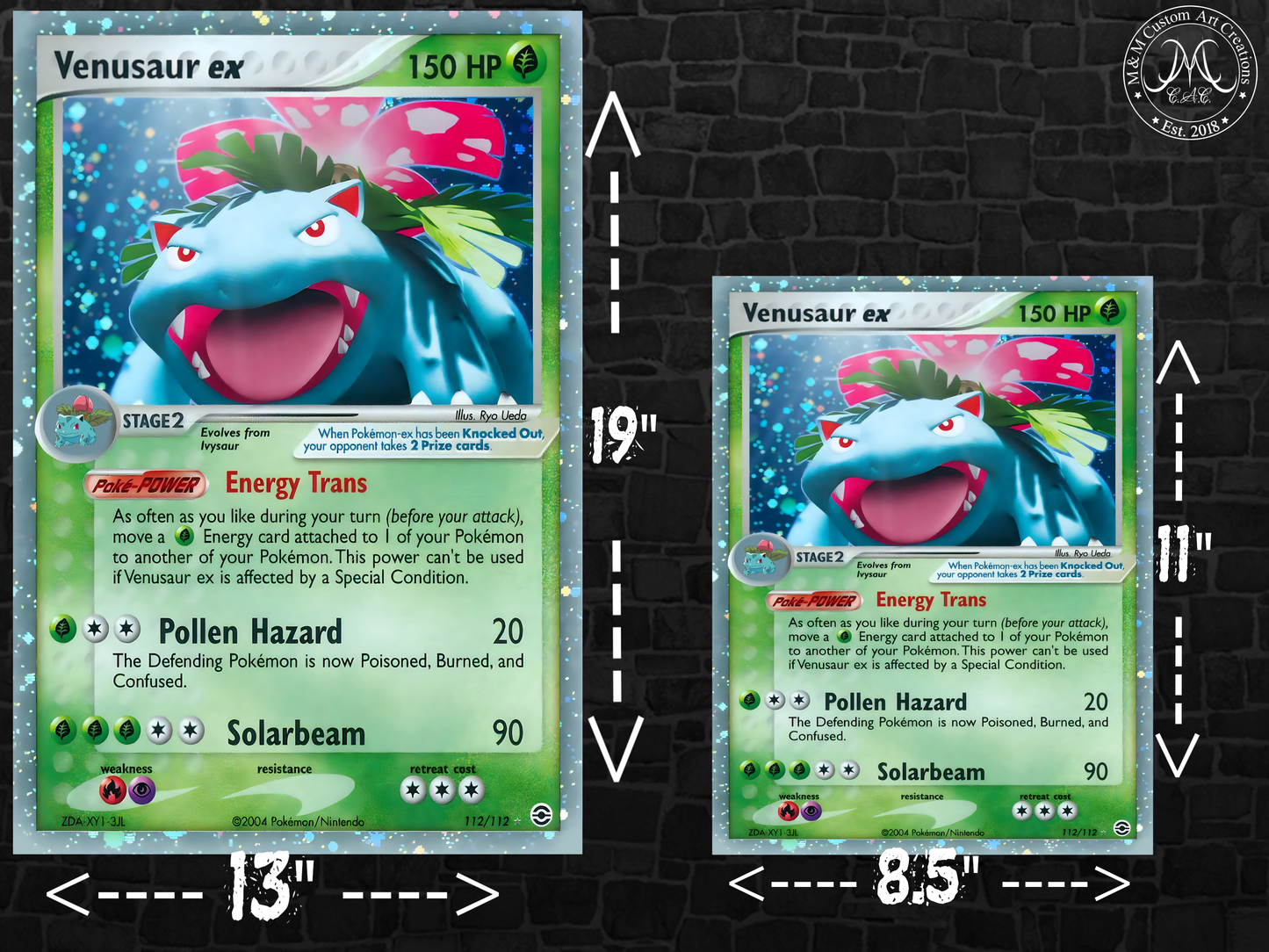 Venusaur ex #112 FireRed & LeafGreen (RG) Poster Print - Available in Two Sizes