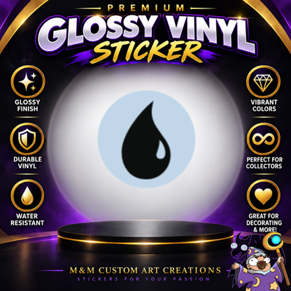 Magic The Gathering MTG Mana 3" Glossy Vinyl Sticker Set of 6