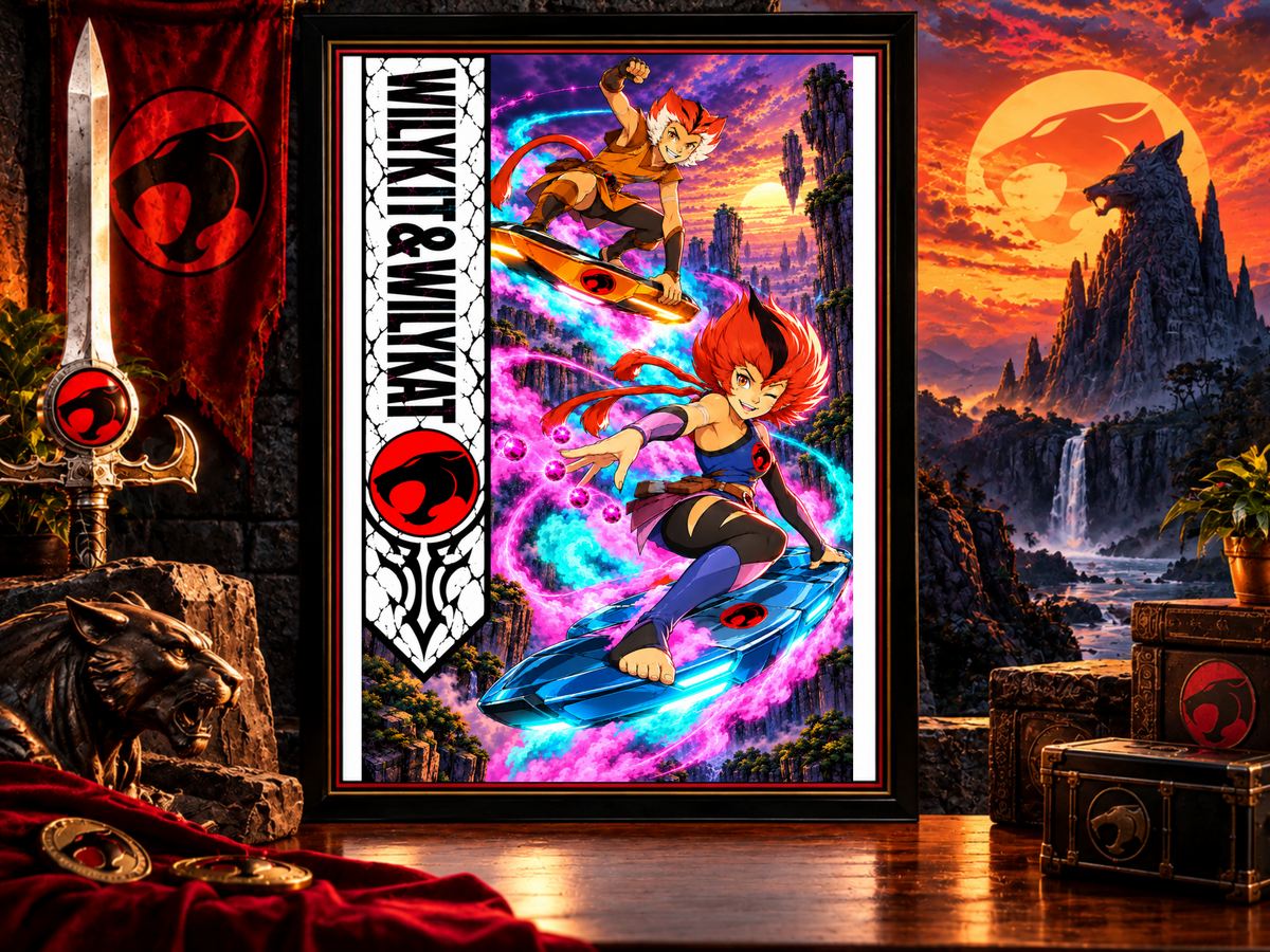 Thundercats WILYKIT & WILYKAT 13x19 Art Print Poster | Choose 1 or Complete Set