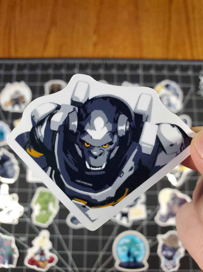 Overwatch 2 Winston Hero Spray's Sticker Set | 26 High Quality Glossy Vinyls