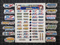 Pokemon XY Era Set Logo's 14 Glossy Vinyl Stickers to Organize your Collection
