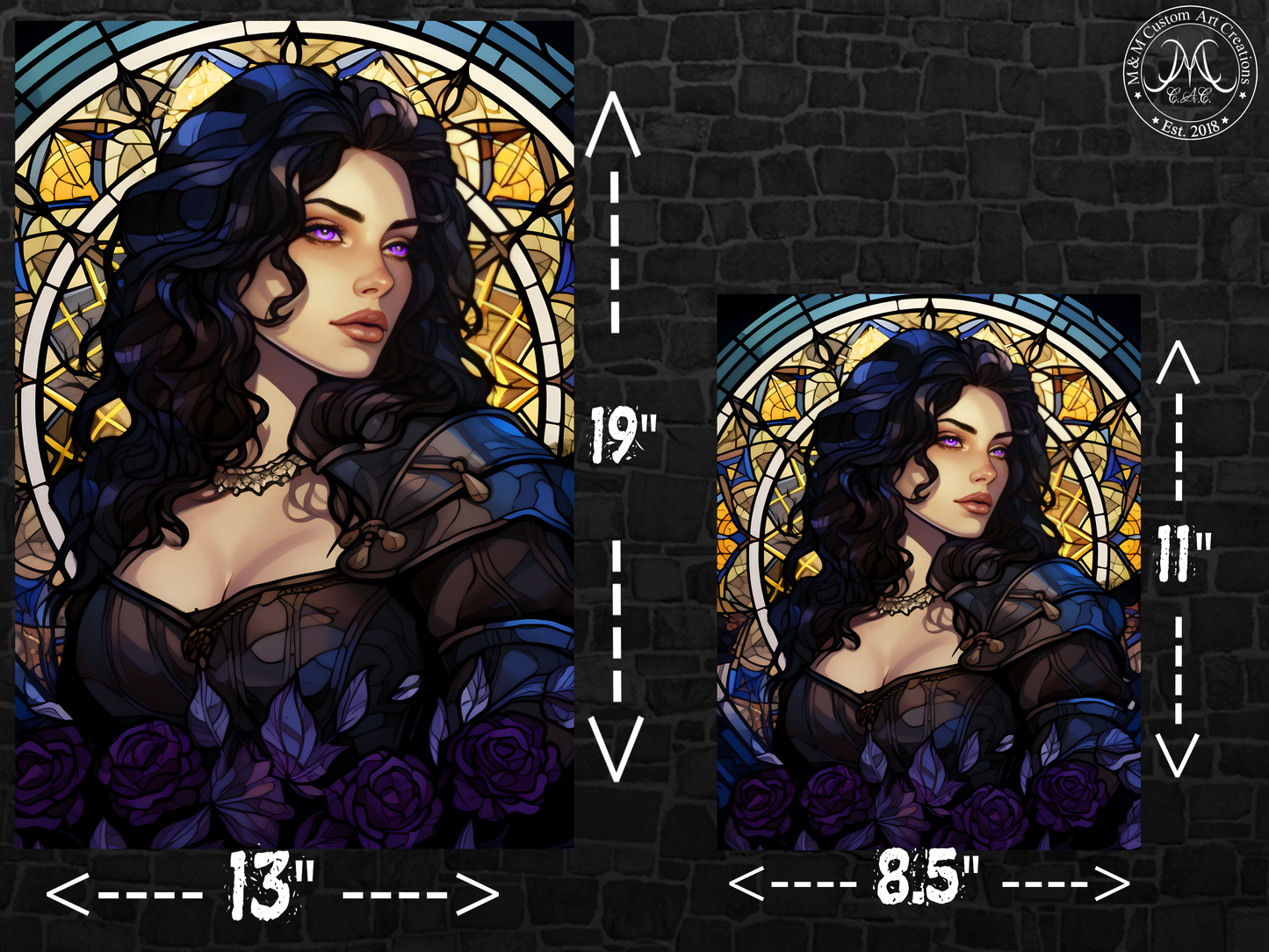 Yennefer Poster Prints | Perfect Gift for Fans & Collectors | 8.5x11 & 13x19