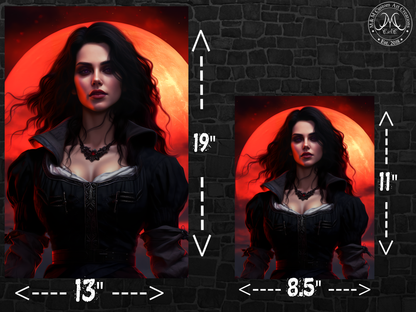 Yennefer Poster Prints | Perfect Gift for Fans & Collectors | 8.5x11 & 13x19