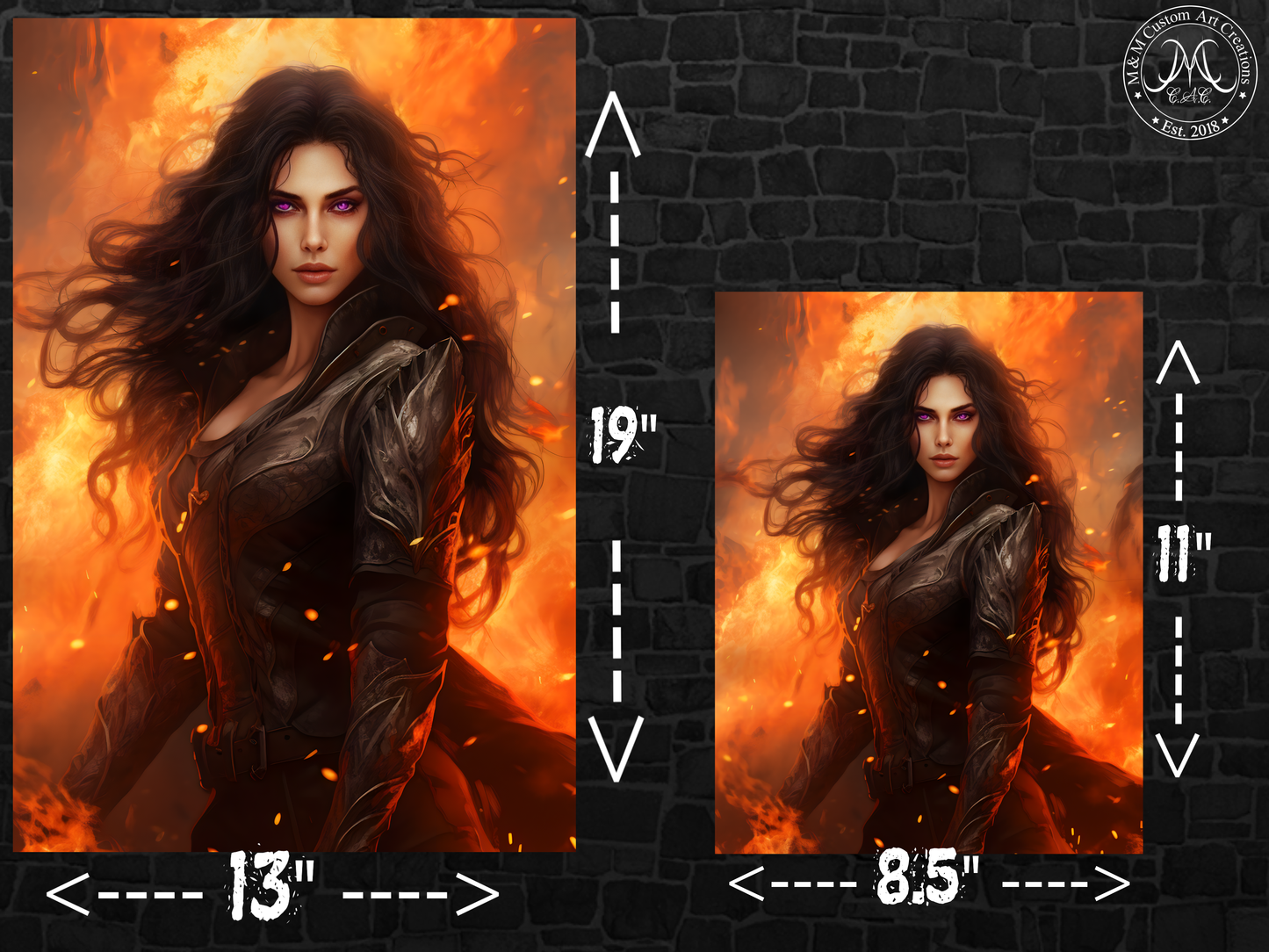 Yennefer Poster Prints | Perfect Gift for Fans & Collectors | 8.5x11 & 13x19