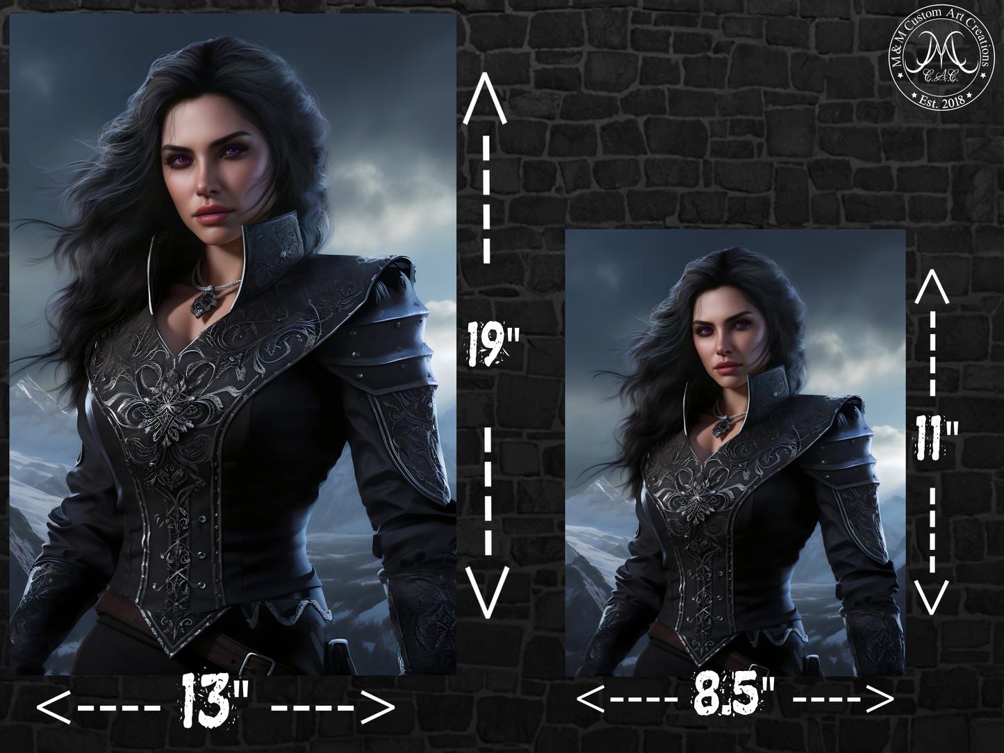 Yennefer Poster Prints | Perfect Gift for Fans & Collectors | 8.5x11 & 13x19