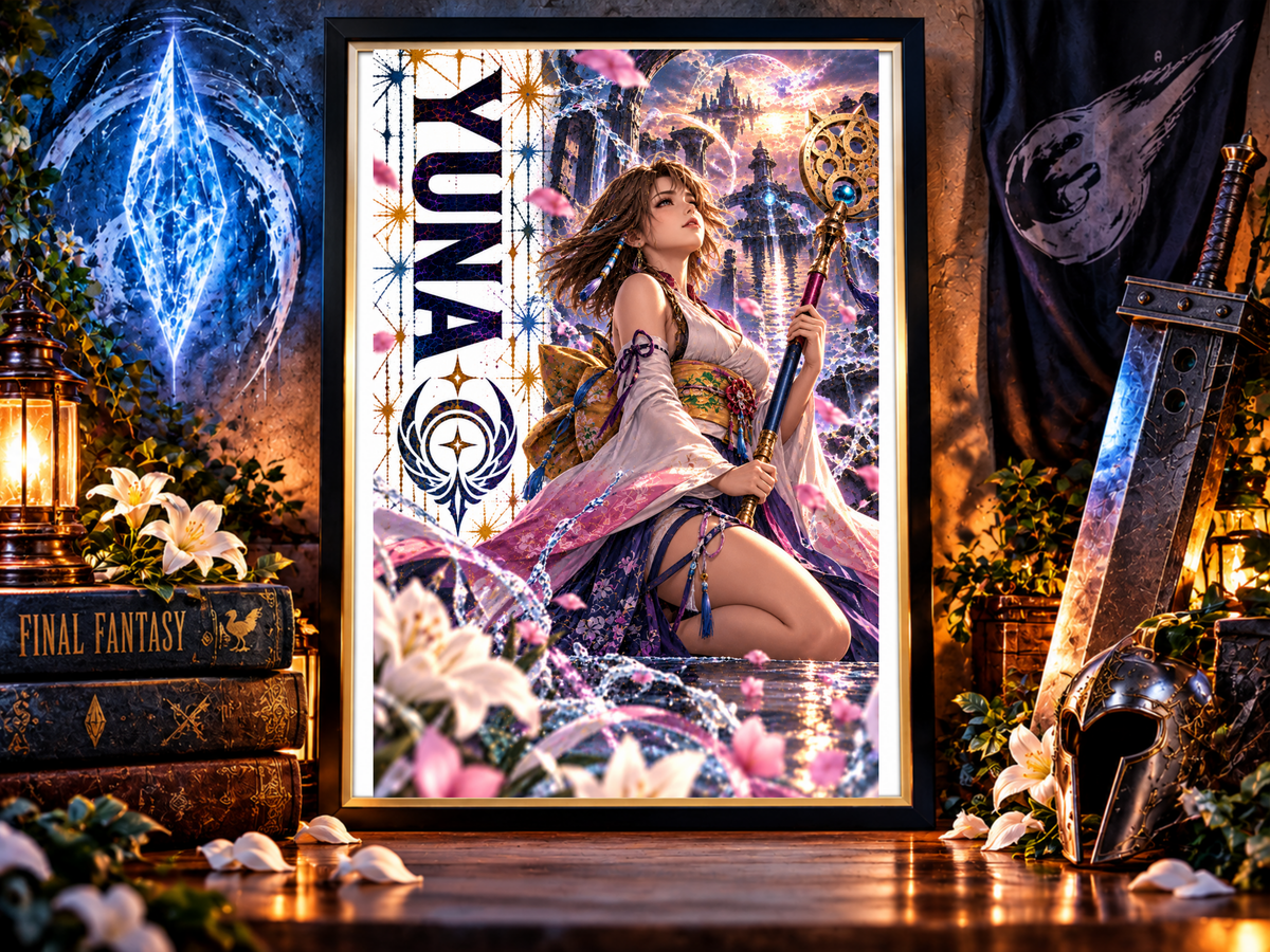 Final Fantasy Yuna 13x19 Art Print Poster | Choose 1 or Complete Set