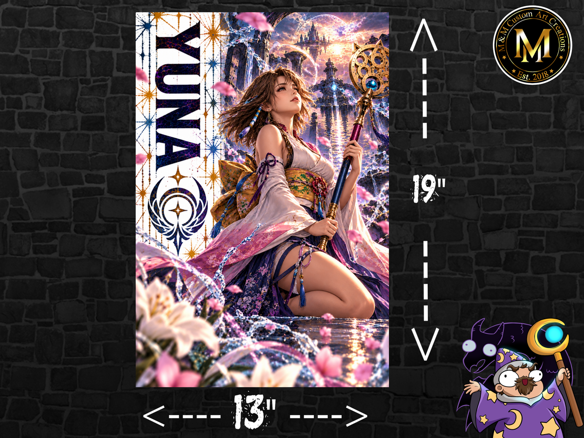Final Fantasy Yuna 13x19 Art Print Poster | Choose 1 or Complete Set