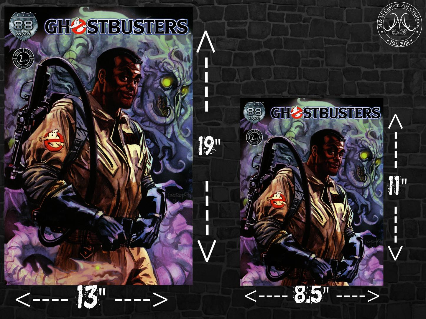 Ghostbusters Legion #2 Winston Comic Cover Poster Print - 8.5x11" or 13x19"