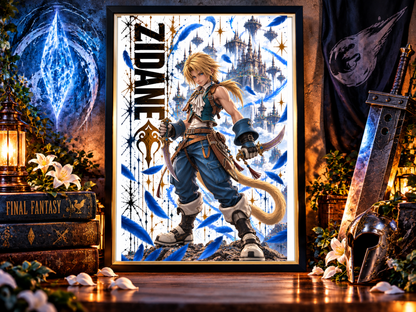 Final Fantasy Zidane 13x19 Art Print Poster | Choose 1 or Complete Set